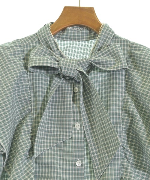 one after another NICE CLAUP（ワンアフターアナザーナイスクラップ）ブラウス 緑 サイズ:F レディース/2200619110031