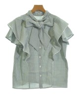 one after another NICE CLAUP（ワンアフターアナザーナイスクラップ）ブラウス 緑 サイズ:F レディース/2200619110031