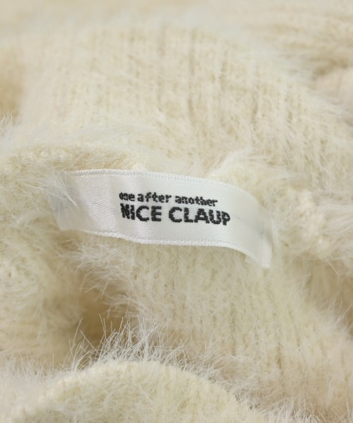one after another NICE CLAUP（ワンアフターアナザーナイスクラップ）ニット・セーター 白 サイズ:F レディース/2200611282026