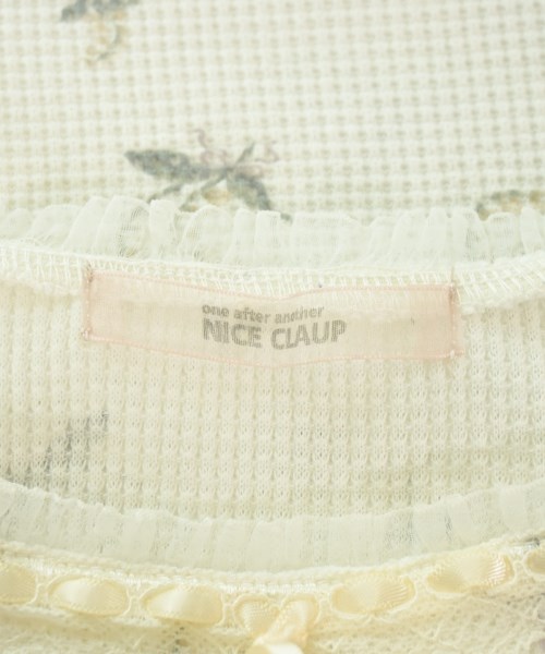 one after another NICE CLAUP（ワンアフターアナザーナイスクラップ）Tシャツ・カットソー 白 サイズ:F レディース/2200611437020