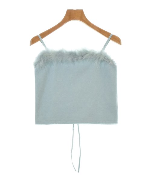 one after another NICE CLAUP(ワンアフターアナザーナイスクラップ)キャミソール 青 サイズ:F/2200650403031