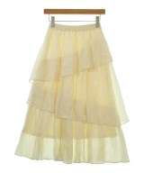 one after another NICE CLAUP（ワンアフターアナザーナイスクラップ）ロング・マキシ丈スカート 黄 サイズ:F レディース/2200648553076