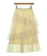 one after another NICE CLAUP（ワンアフターアナザーナイスクラップ）ロング・マキシ丈スカート 黄 サイズ:F レディース/2200648553076