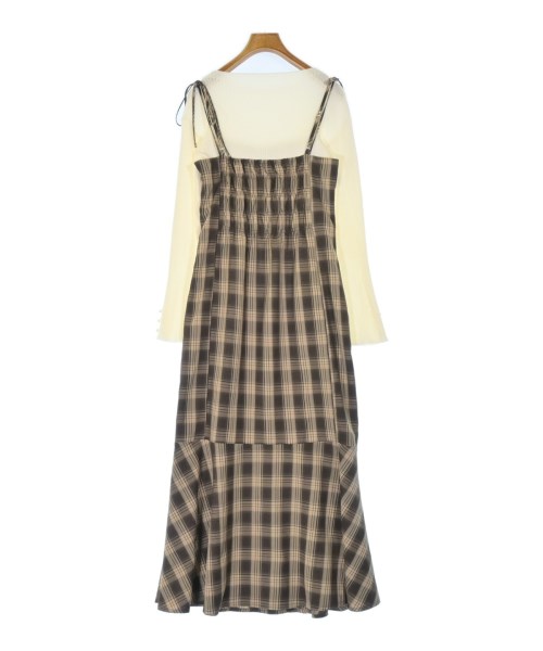 one after another NICE CLAUP（ワンアフターアナザーナイスクラップ）ワンピース 茶 サイズ:F レディース/2200659516022