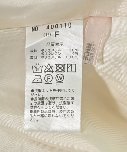 one after another NICE CLAUP（ワンアフターアナザーナイスクラップ）ひざ丈スカート 白 サイズ:F レディース/2200708728048