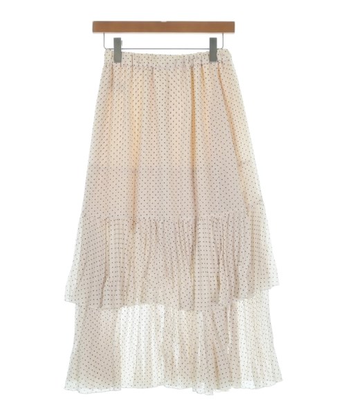 one after another NICE CLAUP（ワンアフターアナザーナイスクラップ）ロング・マキシ丈スカート 白 サイズ:F レディース/2200643054059