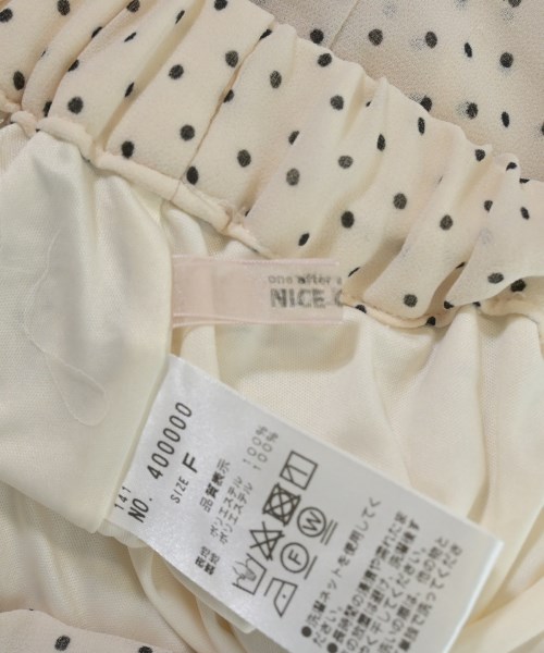 one after another NICE CLAUP（ワンアフターアナザーナイスクラップ）ロング・マキシ丈スカート 白 サイズ:F レディース/2200643054059
