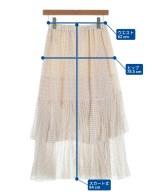 one after another NICE CLAUP（ワンアフターアナザーナイスクラップ）ロング・マキシ丈スカート 白 サイズ:F レディース/2200643054059