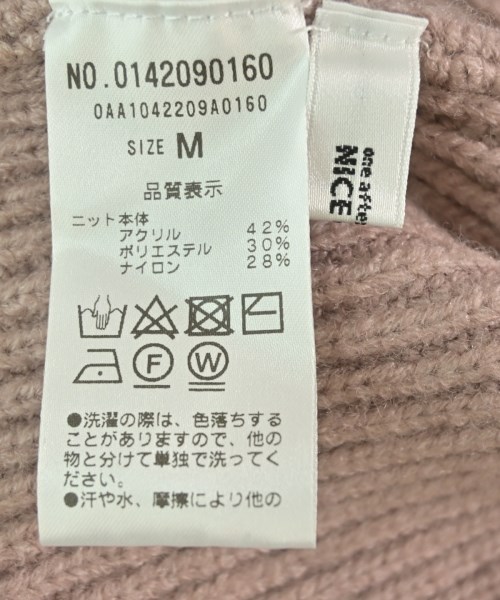 one after another NICE CLAUP（ワンアフターアナザーナイスクラップ）ワンピース ピンク サイズ:M/M レディース/2200666027054