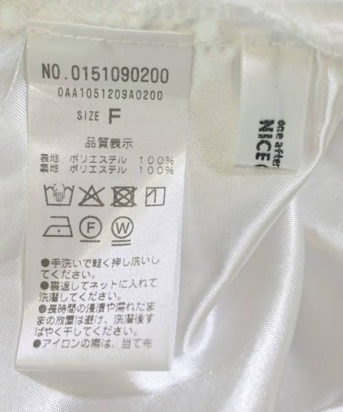 one after another NICE CLAUP（ワンアフターアナザーナイスクラップ）ワンピース 白 サイズ:F レディース/2200667718012