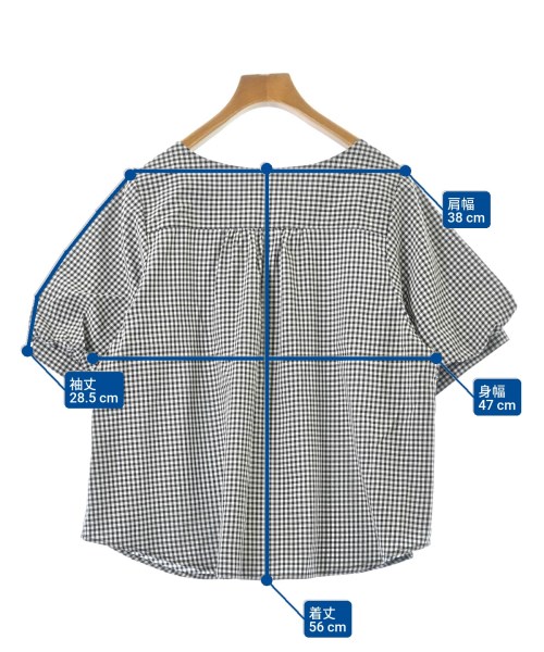 one after another NICE CLAUP（ワンアフターアナザーナイスクラップ）ブラウス 黒 サイズ:F レディース/2200659782335