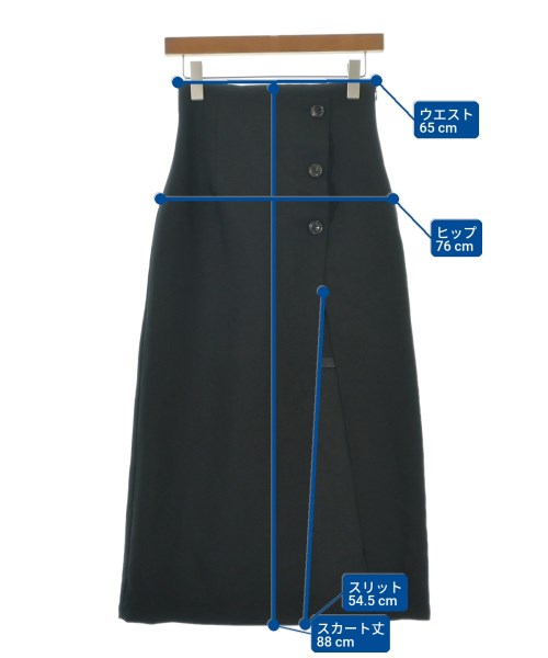 one after another NICE CLAUP（ワンアフターアナザーナイスクラップ）ロング・マキシ丈スカート 黒 サイズ:-(S位) レディース/2200717100019