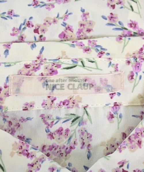 one after another NICE CLAUP（ワンアフターアナザーナイスクラップ）シャツワンピース 白 サイズ:F レディース/2200685566107