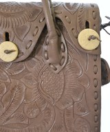 Carving Tribes（カービングトライブス）ハンドバッグ 茶 サイズ:- レディース/2200646157054