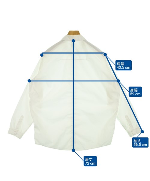 NO CONTROL AIR（ノーコントロールエアー）カジュアルシャツ 白 サイズ:46(M位) メンズ/2200620613064