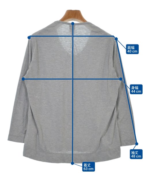 NO CONTROL AIR（ノーコントロールエアー）Tシャツ・カットソー グレー サイズ:38(M位) レディース/2200588336395