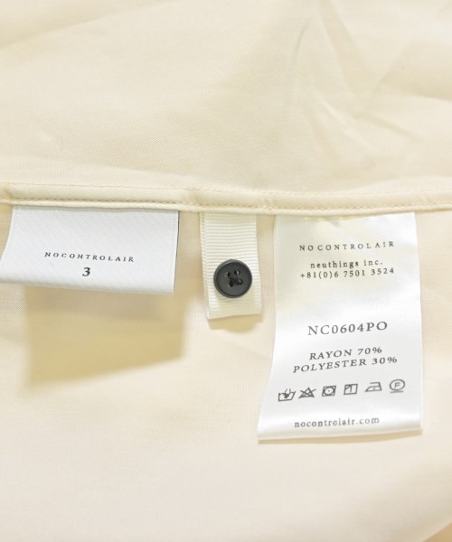 NO CONTROL AIR（ノーコントロールエアー）カジュアルシャツ 白 サイズ:3(L位) レディース/2200614952100