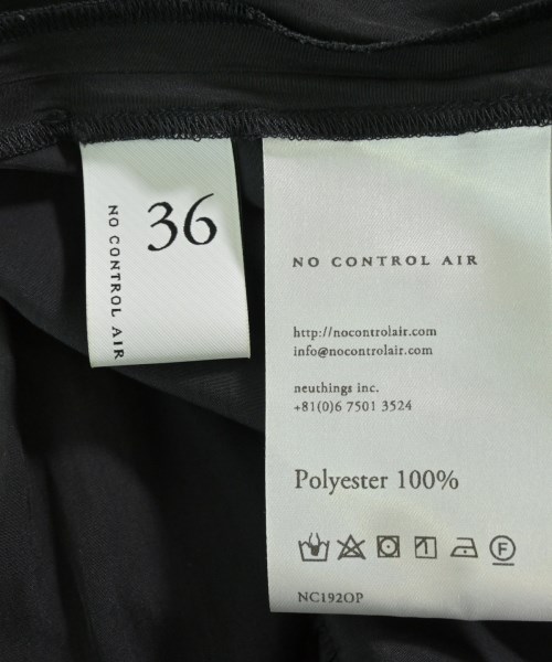 NO CONTROL AIR（ノーコントロールエアー）ワンピース 黒 サイズ:36(S位) レディース/2200660896038