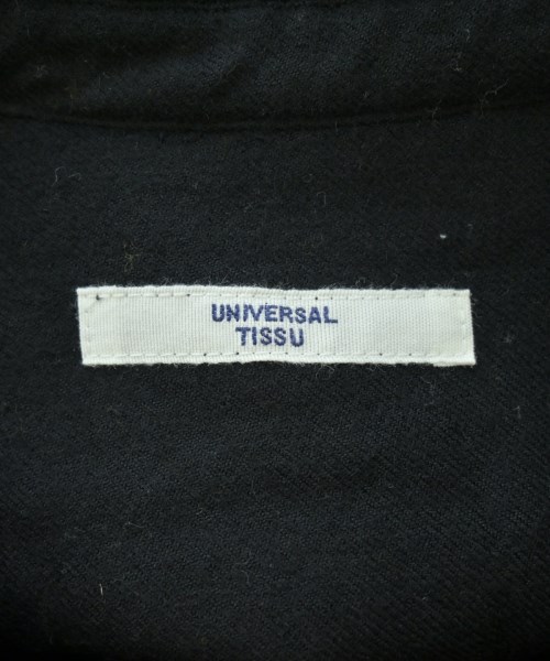 UNIVERSAL TISSU（ユニヴァーサルティシュ）シャツワンピース 黒 サイズ:F レディース/2200618141081