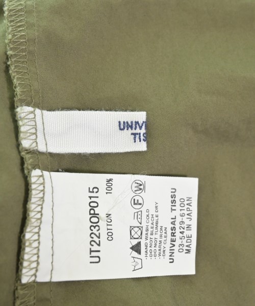 UNIVERSAL TISSU（ユニヴァーサルティシュ）ワンピース カーキ サイズ:F レディース/2200691098012