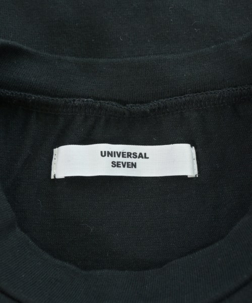UNIVERSAL SEVEN（ユニヴァーサルセヴン）Tシャツ・カットソー 黒 サイズ:F レディース/2200686773030