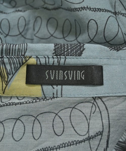 SWINSWING（スウィンスウィング）カジュアルシャツ 青 サイズ:40(M位) レディース/2200640155032