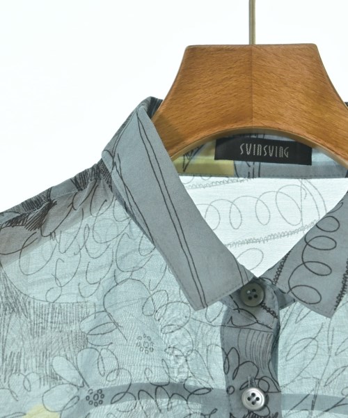 SWINSWING（スウィンスウィング）カジュアルシャツ 青 サイズ:40(M位) レディース/2200640155032