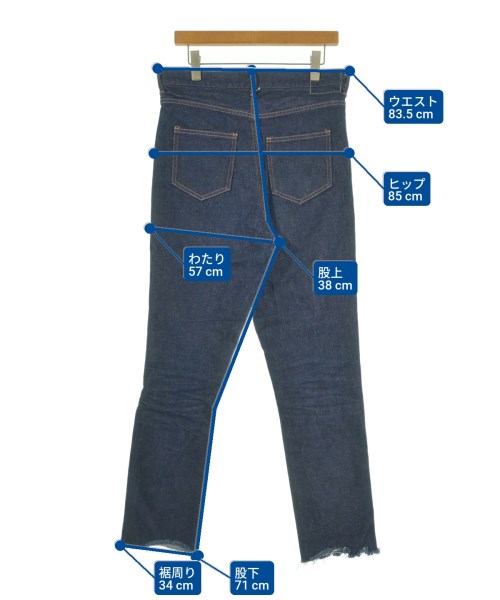 jonnlynx（ジョンリンクス）デニムパンツ 紺 サイズ:29(L位) レディース/2200624381082