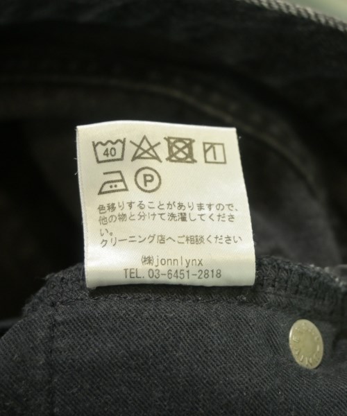 jonnlynx（ジョンリンクス）デニムパンツ 黒 サイズ:28(L位) レディース/2200624381129