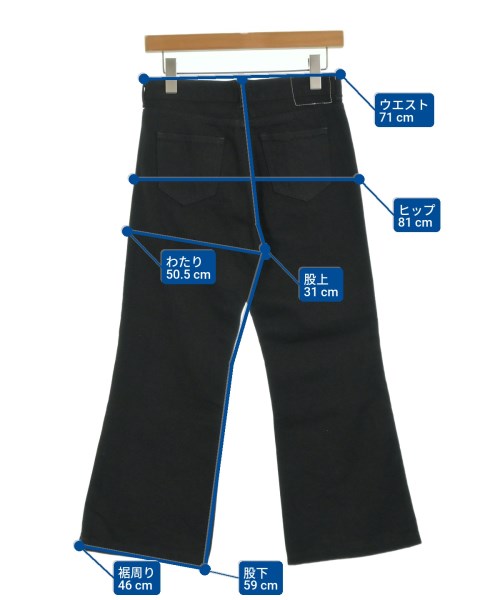 jonnlynx（ジョンリンクス）デニムパンツ 黒 サイズ:27(M位) レディース/2200679616221