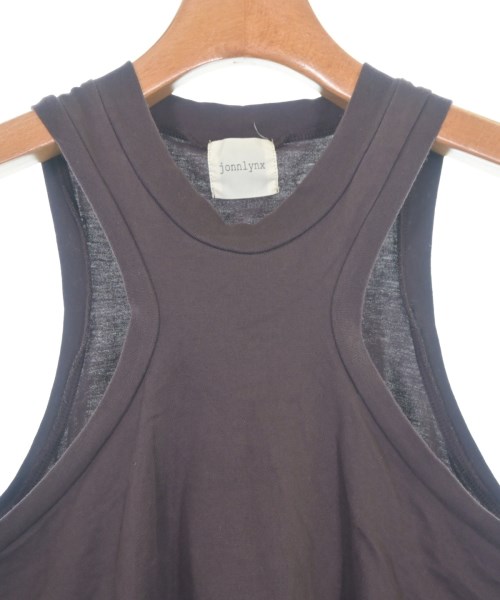 jonnlynx（ジョンリンクス）ノースリーブ 茶 サイズ:F/F レディース/2200658855061