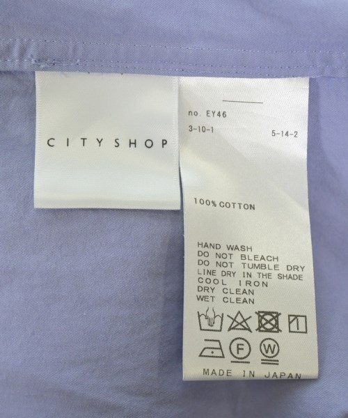 CITYSHOP（シティーショップ）シャツワンピース 紫 サイズ:F レディース/2200615099187