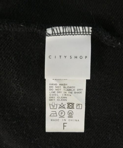 CITYSHOP（シティーショップ）スウェット 黒 サイズ:F レディース/2200677055022
