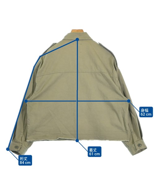 CITYSHOP（シティーショップ）ミリタリーブルゾン カーキ サイズ:F レディース/2200658082047