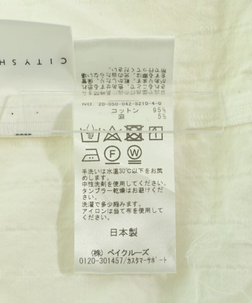 CITYSHOP（シティーショップ）カジュアルシャツ 白 サイズ:F レディース/2200709430063