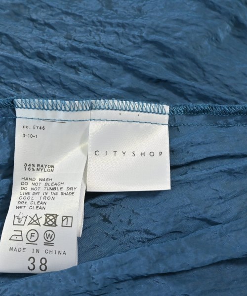 CITYSHOP（シティーショップ）ワンピース 青 サイズ:38(M位) レディース/2200715644010