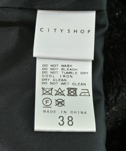 CITYSHOP（シティーショップ）ベスト 黒 サイズ:38(M位) レディース/2200717690039