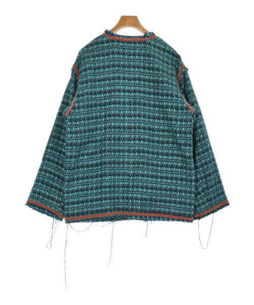 CITYSHOP（シティーショップ）ノーカラージャケット 青 サイズ:38(M位) レディース/2200646047034