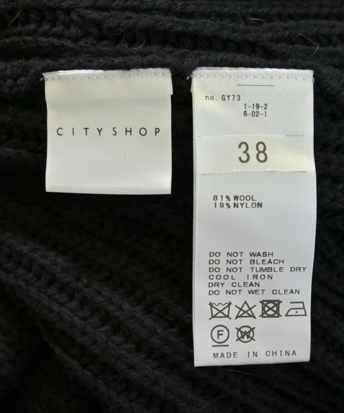 CITYSHOP（シティーショップ）ワンピース 黒 サイズ:38(M位) レディース/2200705940061