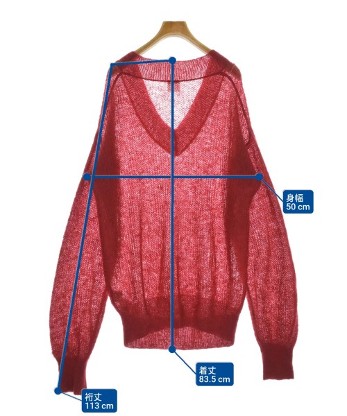 CITYSHOP（シティーショップ）ニット・セーター 赤 サイズ:-(M位) レディース/2200668681025