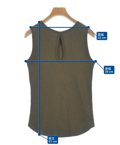 CITYSHOP（シティーショップ）ノースリーブ カーキ サイズ:F レディース/2200682596046