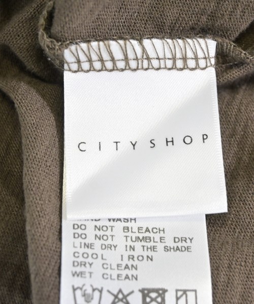 CITYSHOP（シティーショップ）Tシャツ・カットソー 茶 サイズ:F レディース/2200682522120