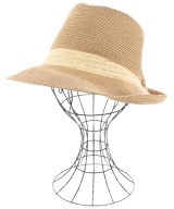 Caterina Bertini（カテリナベルティーニ）ストローハット ベージュ サイズ:- レディース/2200663153503