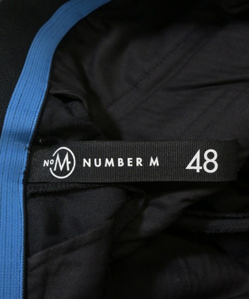 NUMBER M（ナンバーエム）スラックス 黒 サイズ:48(L位) メンズ/2200675375290