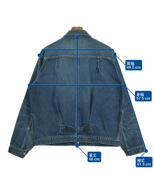 Maison MIHARA YASUHIRO（メゾンミハラヤスヒロ）デニムジャケット 青 サイズ:46(M位) メンズ/2200640758097