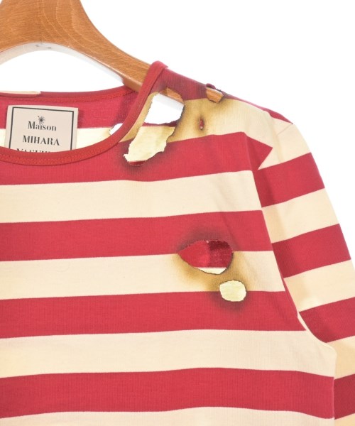 Maison MIHARA YASUHIRO（メゾンミハラヤスヒロ）Tシャツ・カットソー 赤 サイズ:44(S位) メンズ/2200610085109
