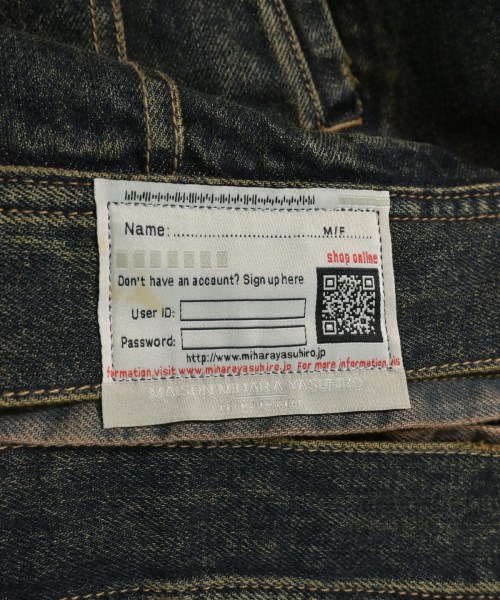 Maison MIHARA YASUHIRO（メゾンミハラヤスヒロ）デニムジャケット 黒 サイズ:46(M位) メンズ/2200624767015