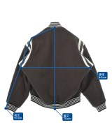 Maison MIHARA YASUHIRO（メゾンミハラヤスヒロ）スタジャン 茶 サイズ:46(M位) メンズ/2200627827020