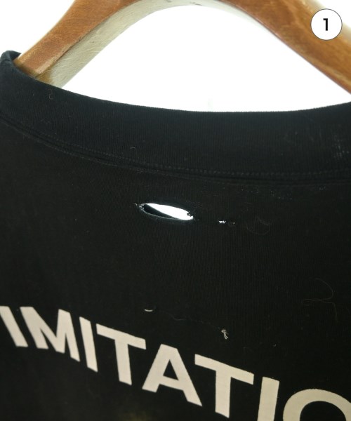 Maison MIHARA YASUHIRO（メゾンミハラヤスヒロ）Tシャツ・カットソー 黒 サイズ:48(L位) メンズ/2200628358042