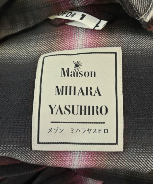 Maison MIHARA YASUHIRO（メゾンミハラヤスヒロ）カジュアルシャツ 黒 サイズ:48(L位) メンズ/2200632948017